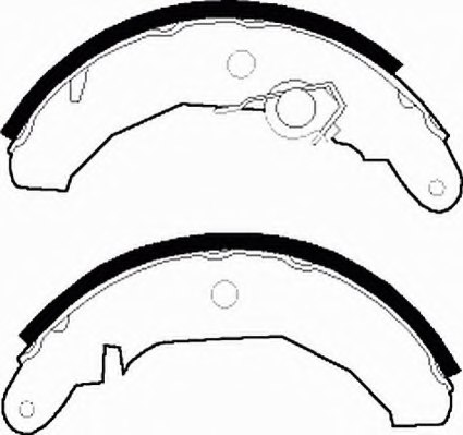 FERODO FSB187 Brake Shoe Set